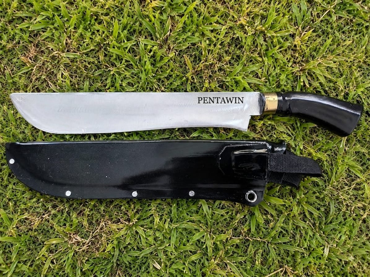 Parang Pendek Plus Sarung/Short Machete Plus Cover